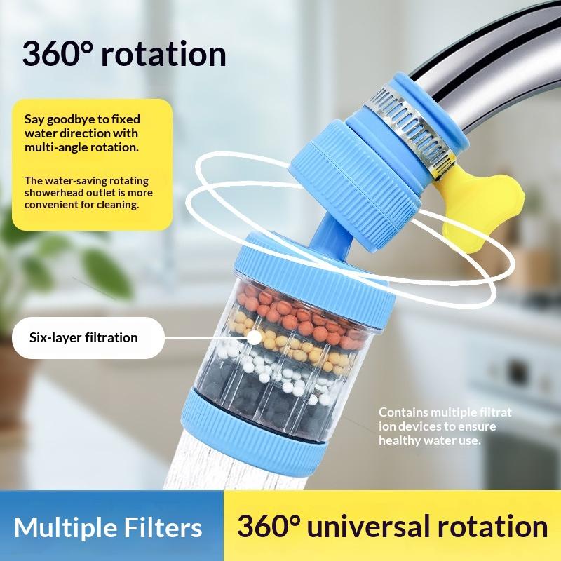 Commercial Kitchen Tap - Faucet Water Filter 360 Rotation Universal