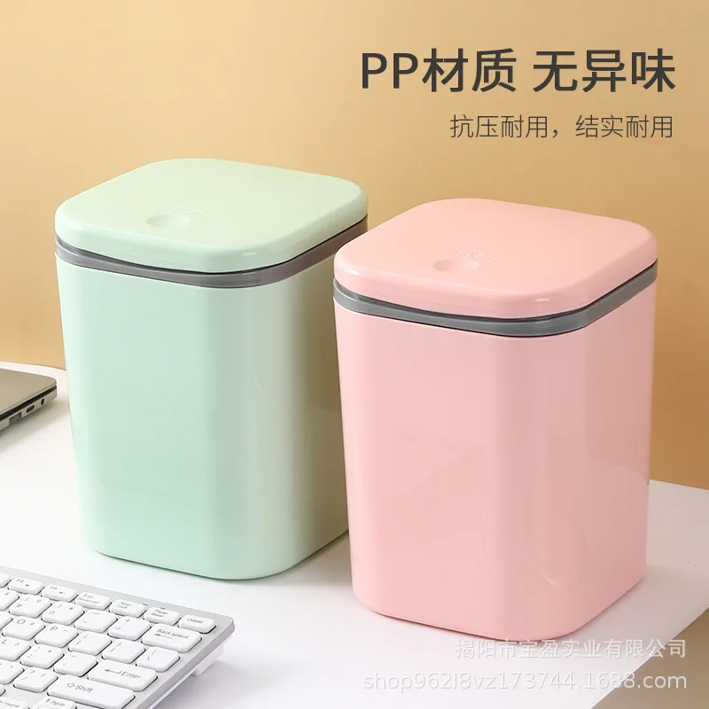 Plastic Press Top Lid Trash Ca - Commercial Kitchen Trash Can ulasan dan harga
