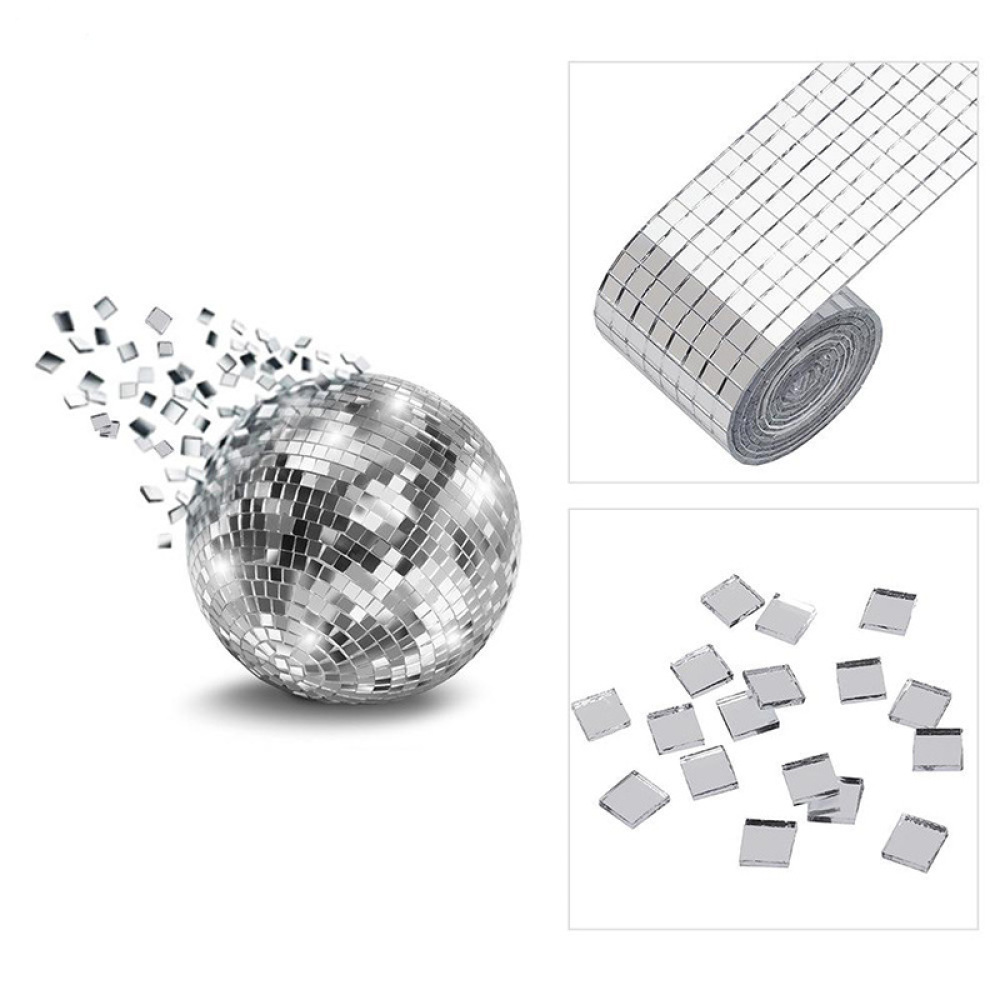 Modern 3D Mirror Mosaic Wall S - Commercial Kitchen Wall Tiles ulasan dan harga