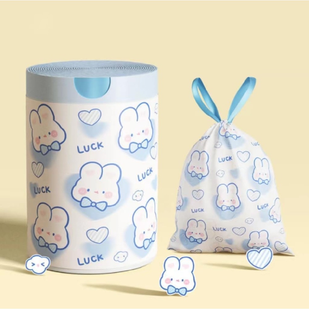 1 Pack 100 Pcs Cute Lucky Rabb - Commercial Kitchen Trash Can ulasan dan harga