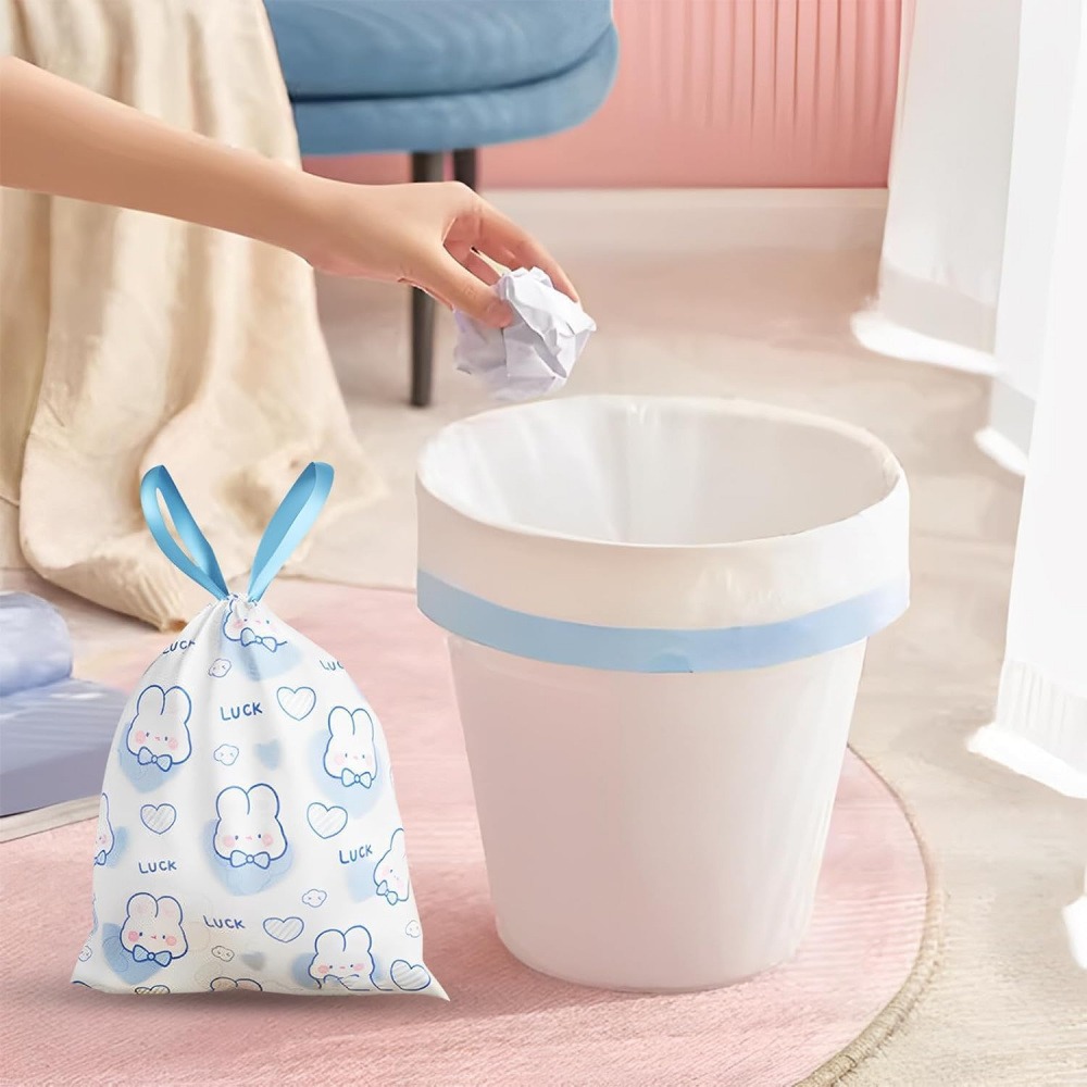 1 Pack 100 Pcs Cute Lucky Rabb - Commercial Kitchen Trash Can ulasan dan harga