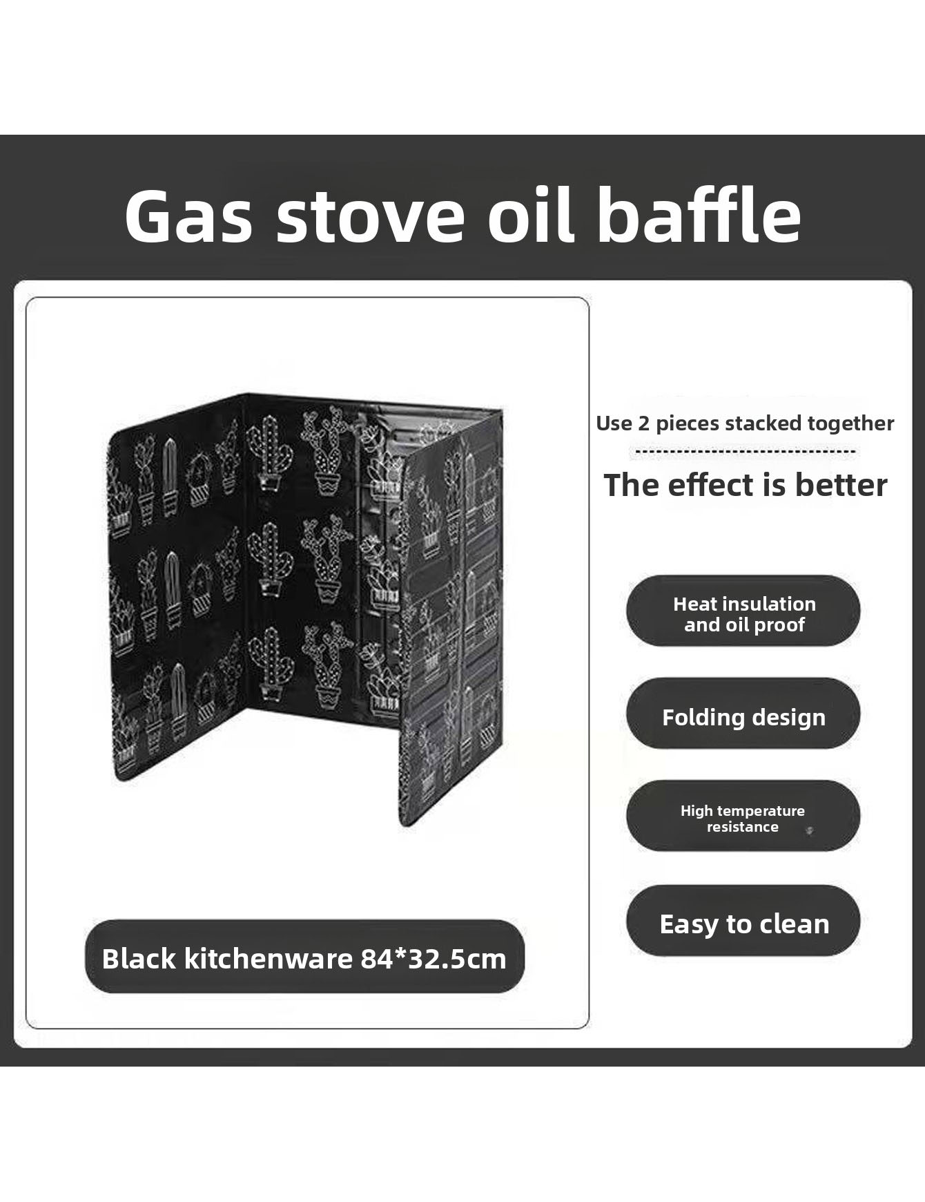 3PCS Kitchen Oil Baffle, Stove - Commercial Kitchen Gas Stove ulasan dan harga