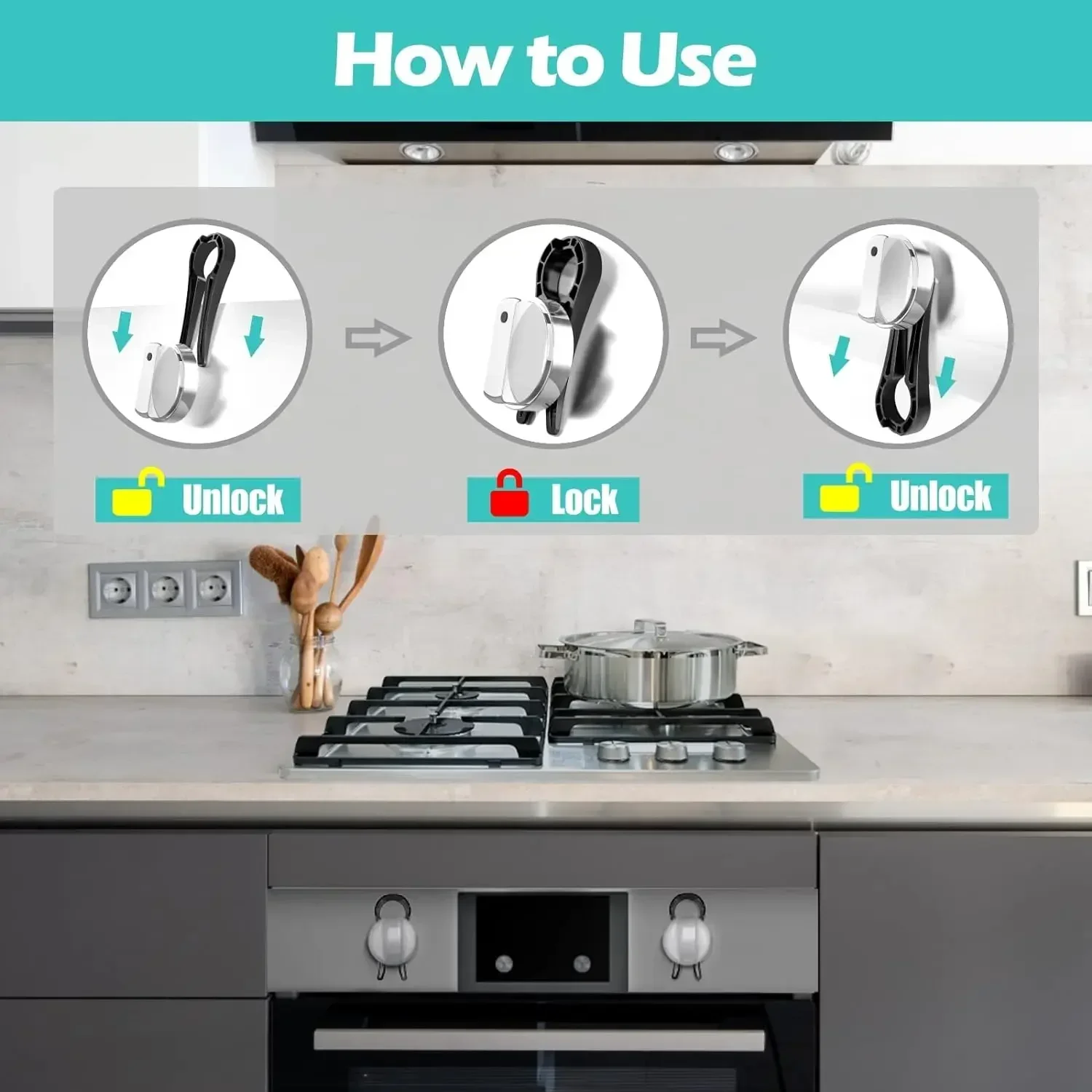 Childproof Kitchen Safety Set  - Commercial Kitchen Gas Stove ulasan dan harga