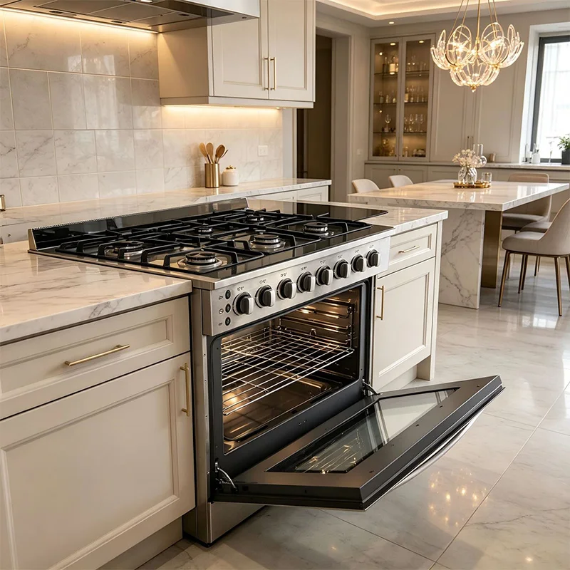 Commercial 6-Burner Gas Stove  - Commercial Kitchen Gas Stove ulasan dan harga