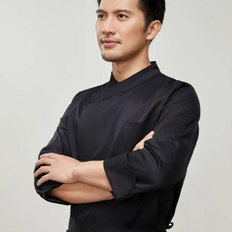 Chef Jacket Short/Long Sleeve  - Commercial Kitchen Services ulasan dan harga