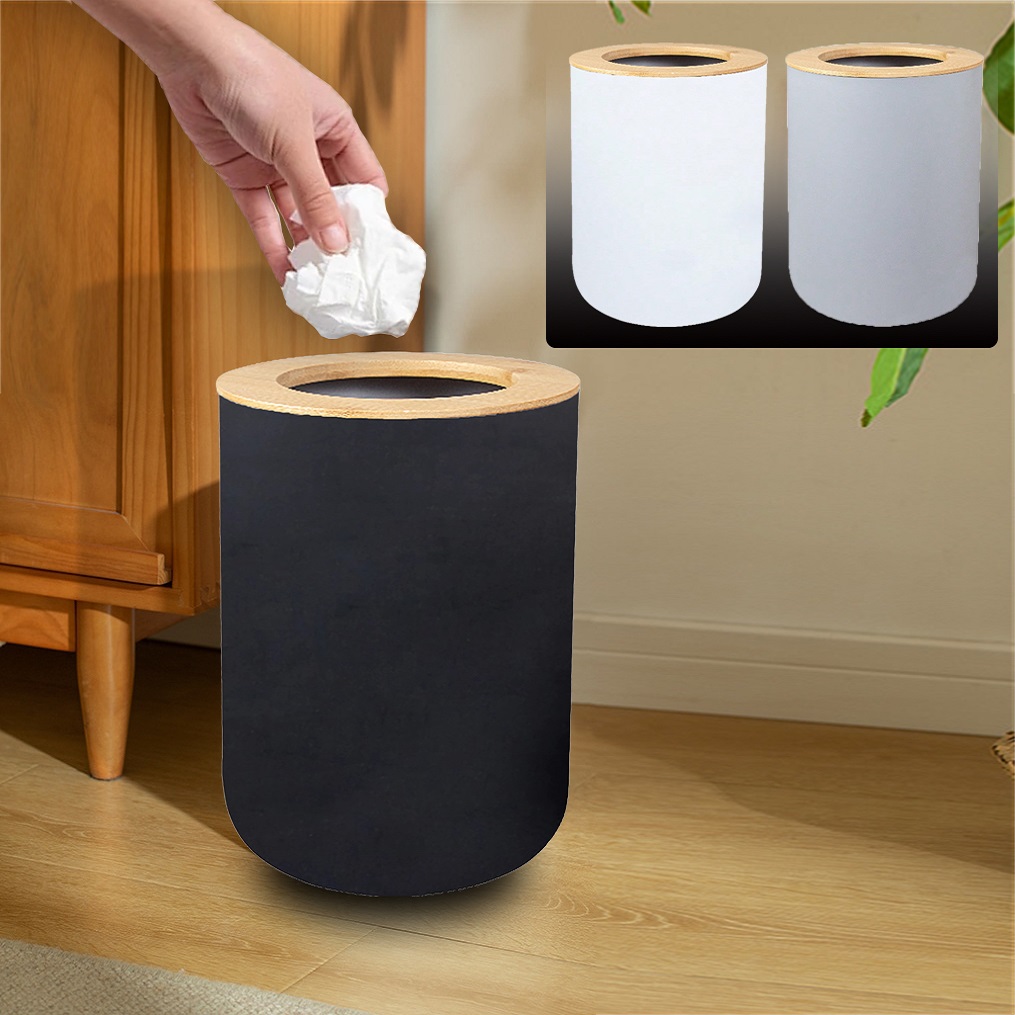 Black Plastic Trash Bin Modern - Commercial Kitchen Trash Can ulasan dan harga