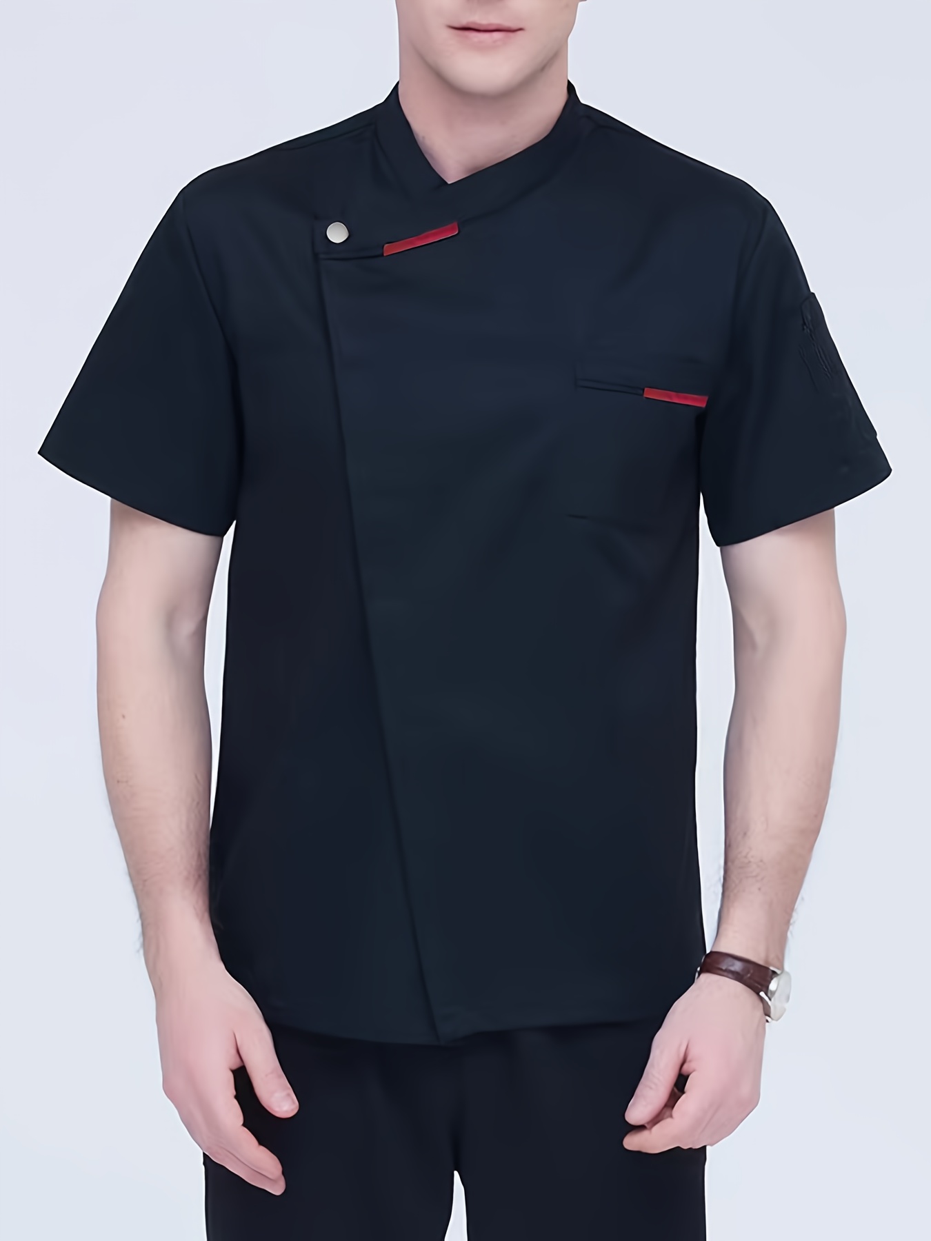 Elegant Men's Chef Uniform Sho - Commercial Kitchen Services ulasan dan harga