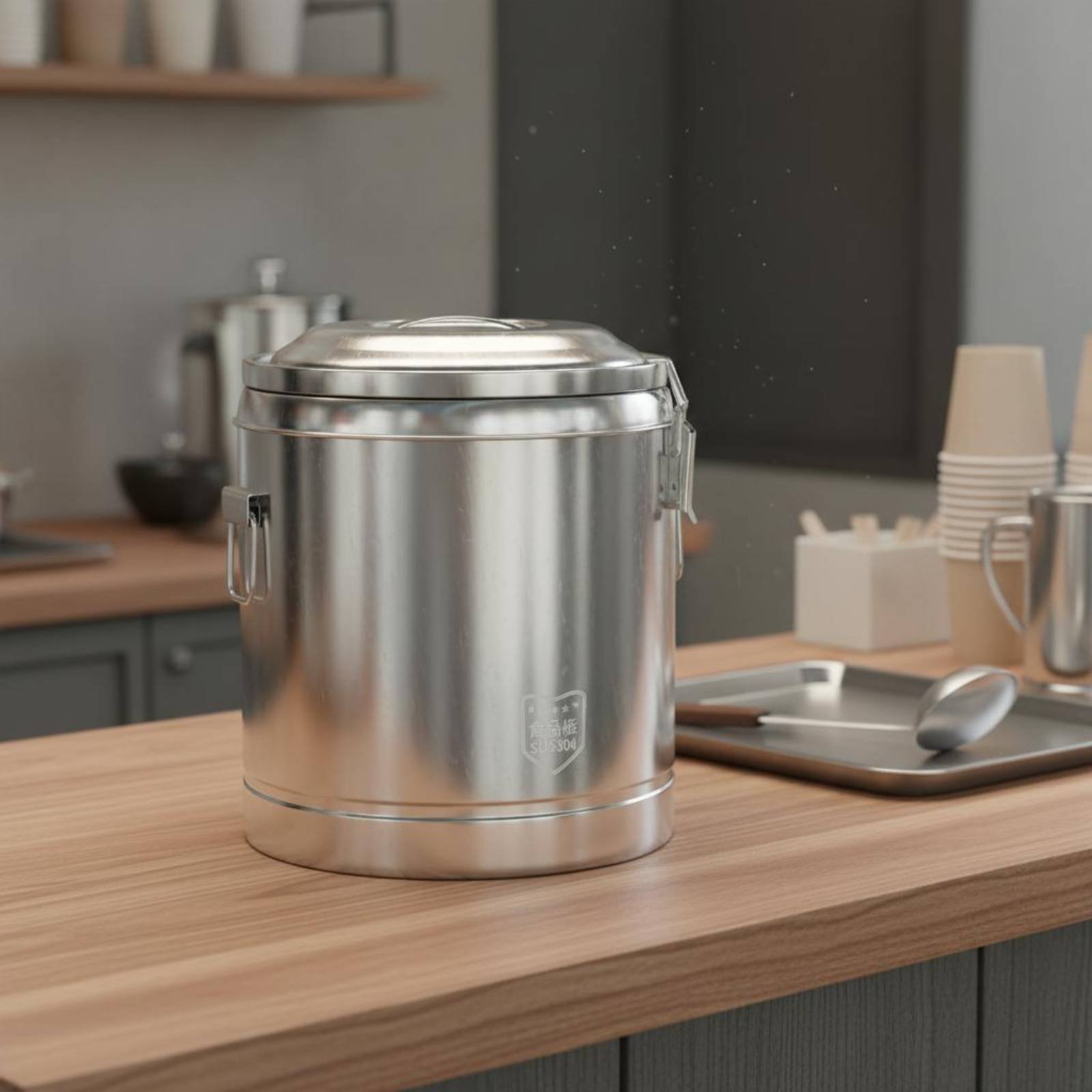 Stainless Steel Insulated Barr - Cold Drink Dispenser ulasan dan harga