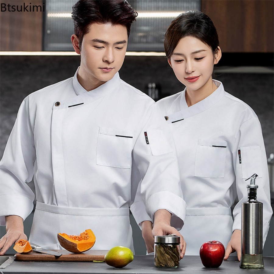 Men Women Chef Jacket Tops Sho - Commercial Kitchen Services ulasan dan harga