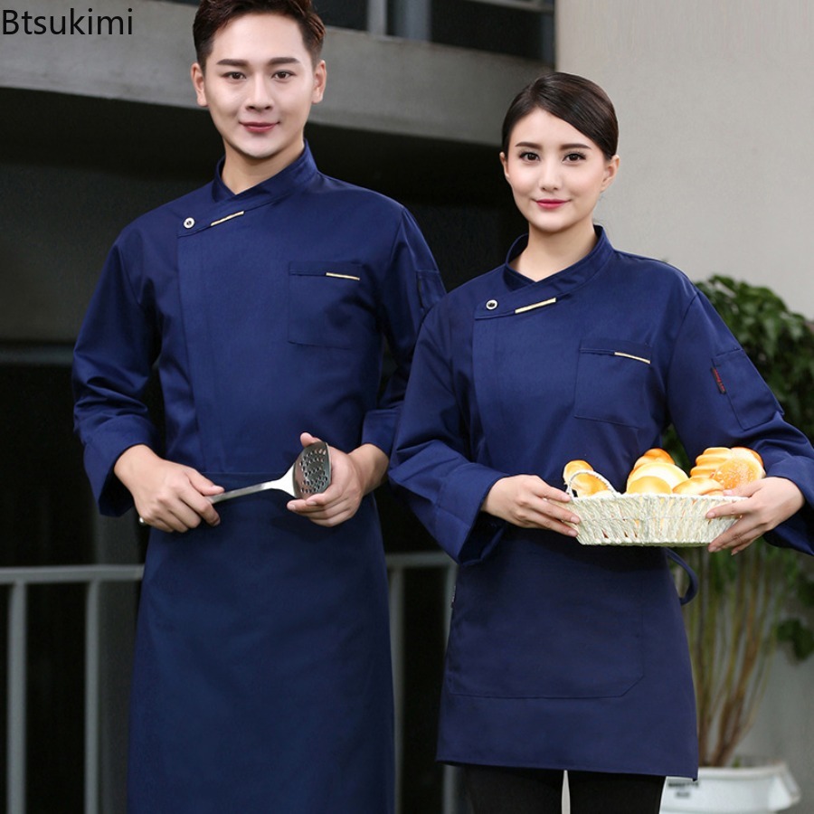 Men Women Chef Jacket Tops Sho - Commercial Kitchen Services ulasan dan harga