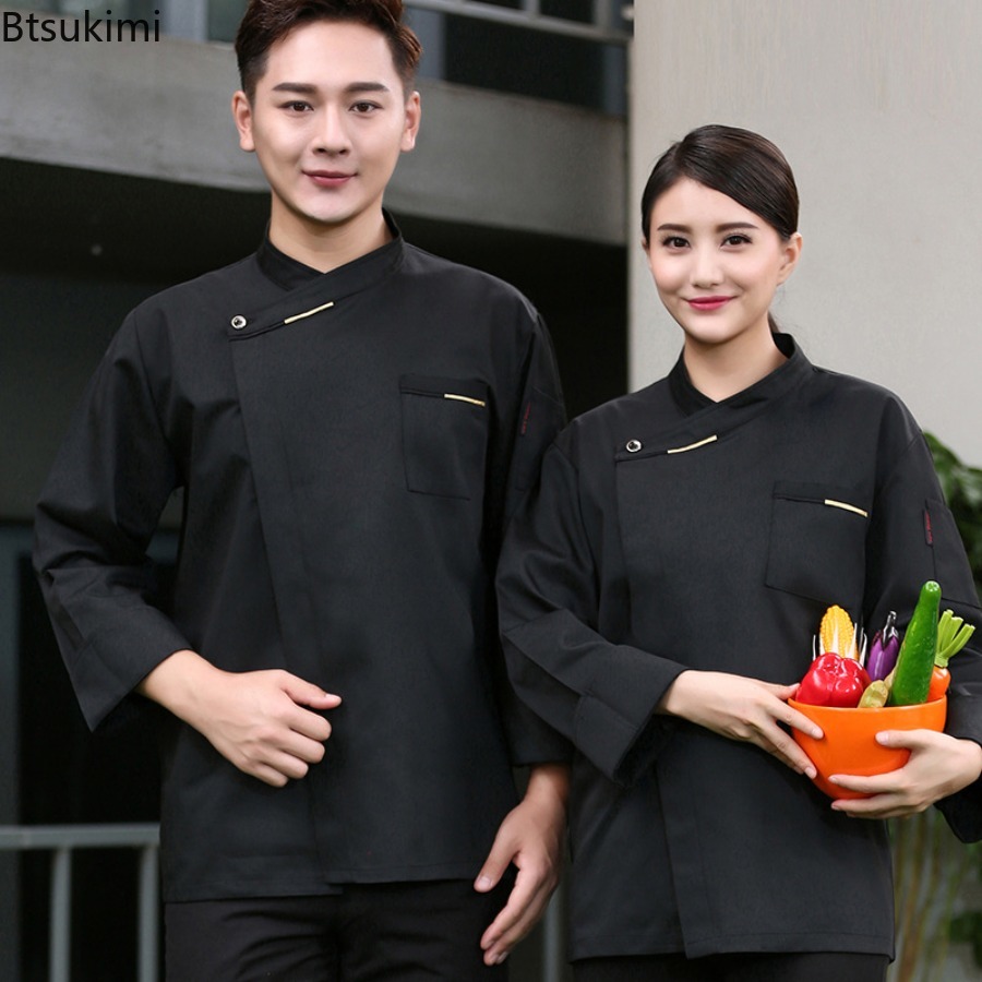 Men Women Chef Jacket Tops Sho - Commercial Kitchen Services ulasan dan harga