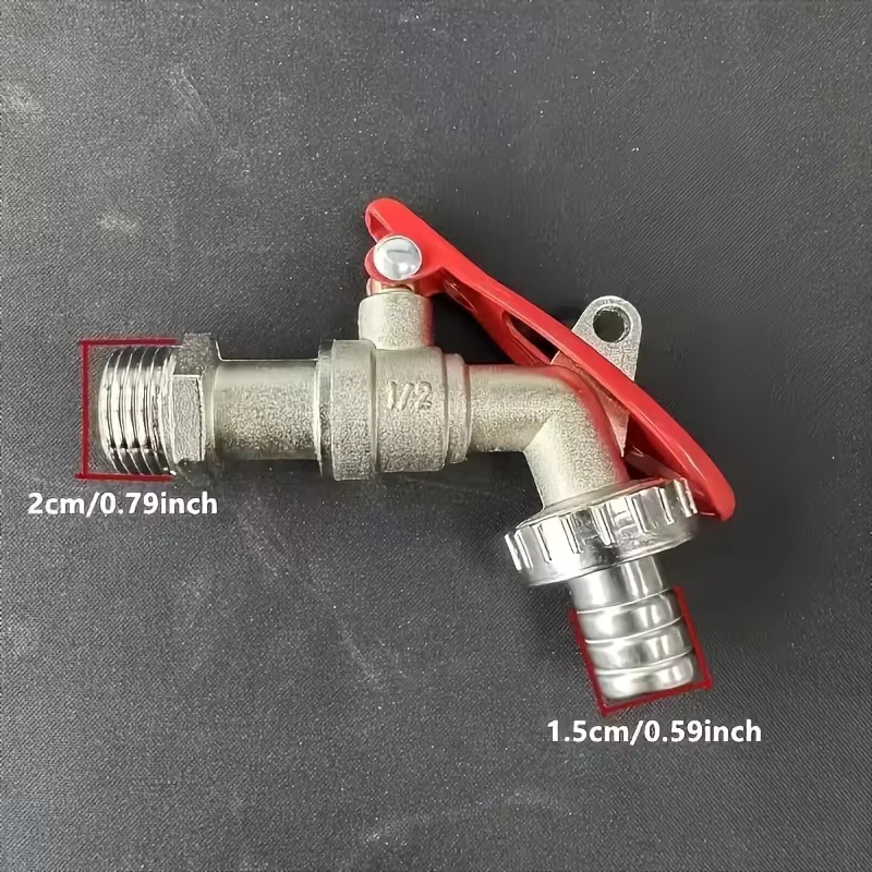 1Pc 1/2 Inch Zinc Alloy Faucet - Commercial Kitchen Tap ulasan dan harga