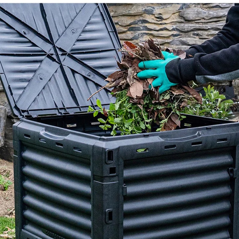 Garden Compost Bin Outdoor Com - Commercial Kitchen Trash Can ulasan dan harga