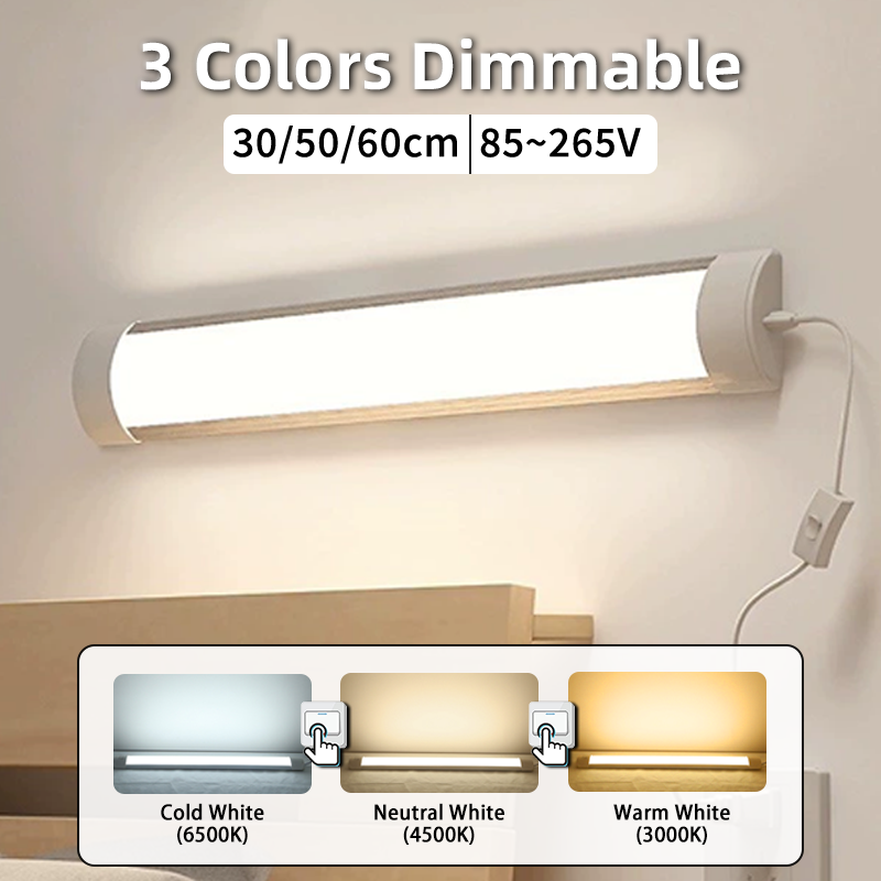 3 Colors Dimmable Led Tube Lig - Commercial Kitchen Lights ulasan dan harga