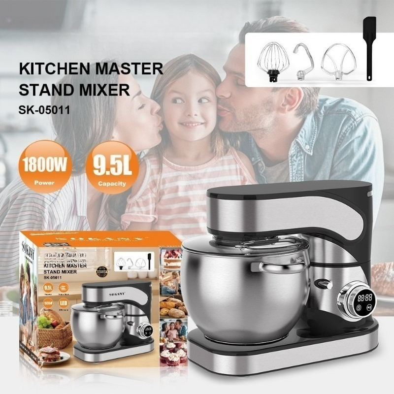 Dough Mixer 18L, Stainless Ste - Commercial Kitchen Aid Stand Mixer ulasan dan harga