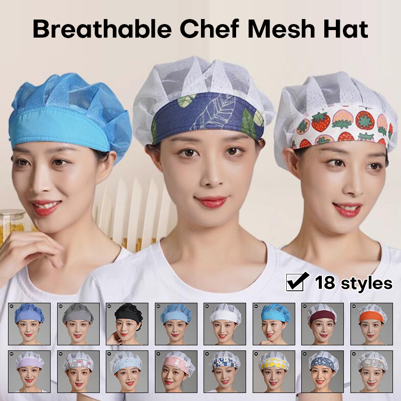Men Women Chef Hat Dustproof C - Commercial Kitchen Services ulasan dan harga