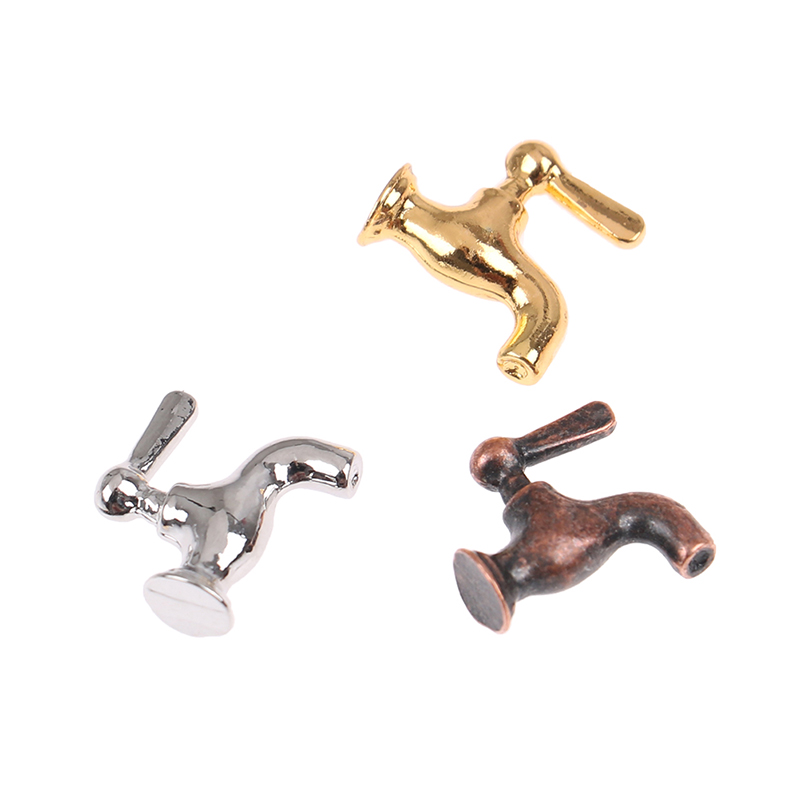 1/2/4/12PCS 1:12 Miniature Met - Commercial Kitchen Tap ulasan dan harga
