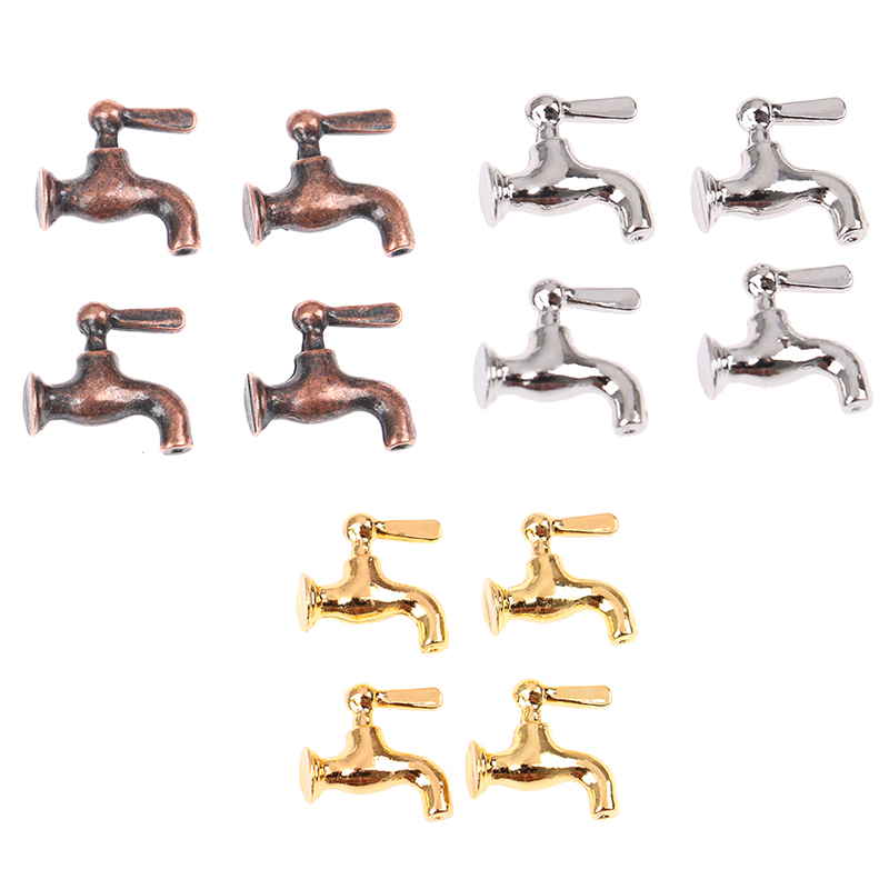 1/2/4/12PCS 1:12 Miniature Met - Commercial Kitchen Tap ulasan dan harga