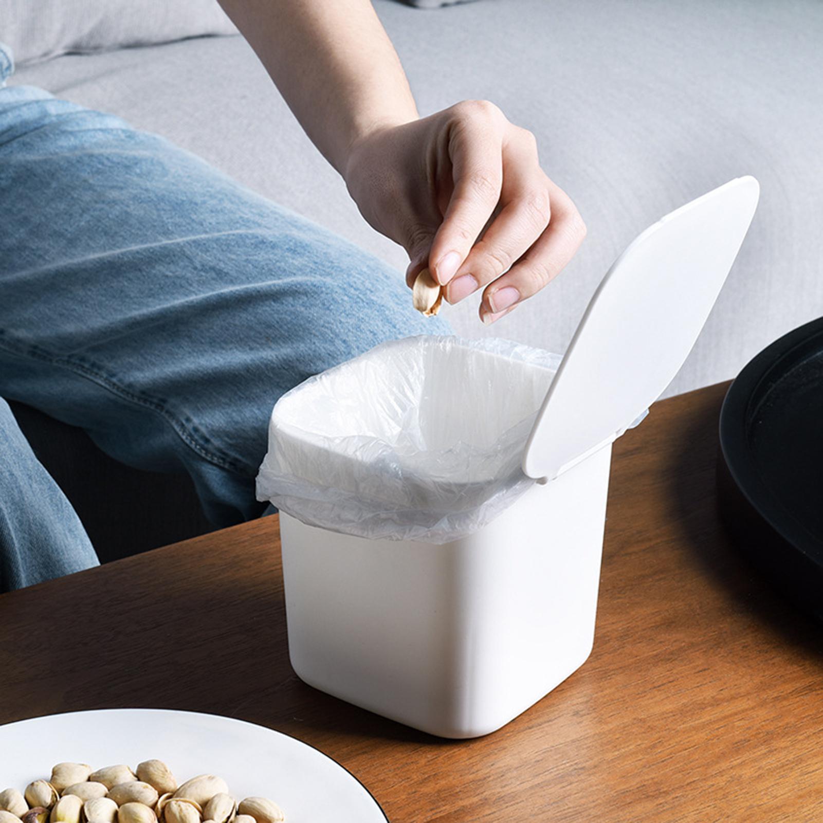 Mini Trash Can with Lid Small  - Commercial Kitchen Trash Can ulasan dan harga