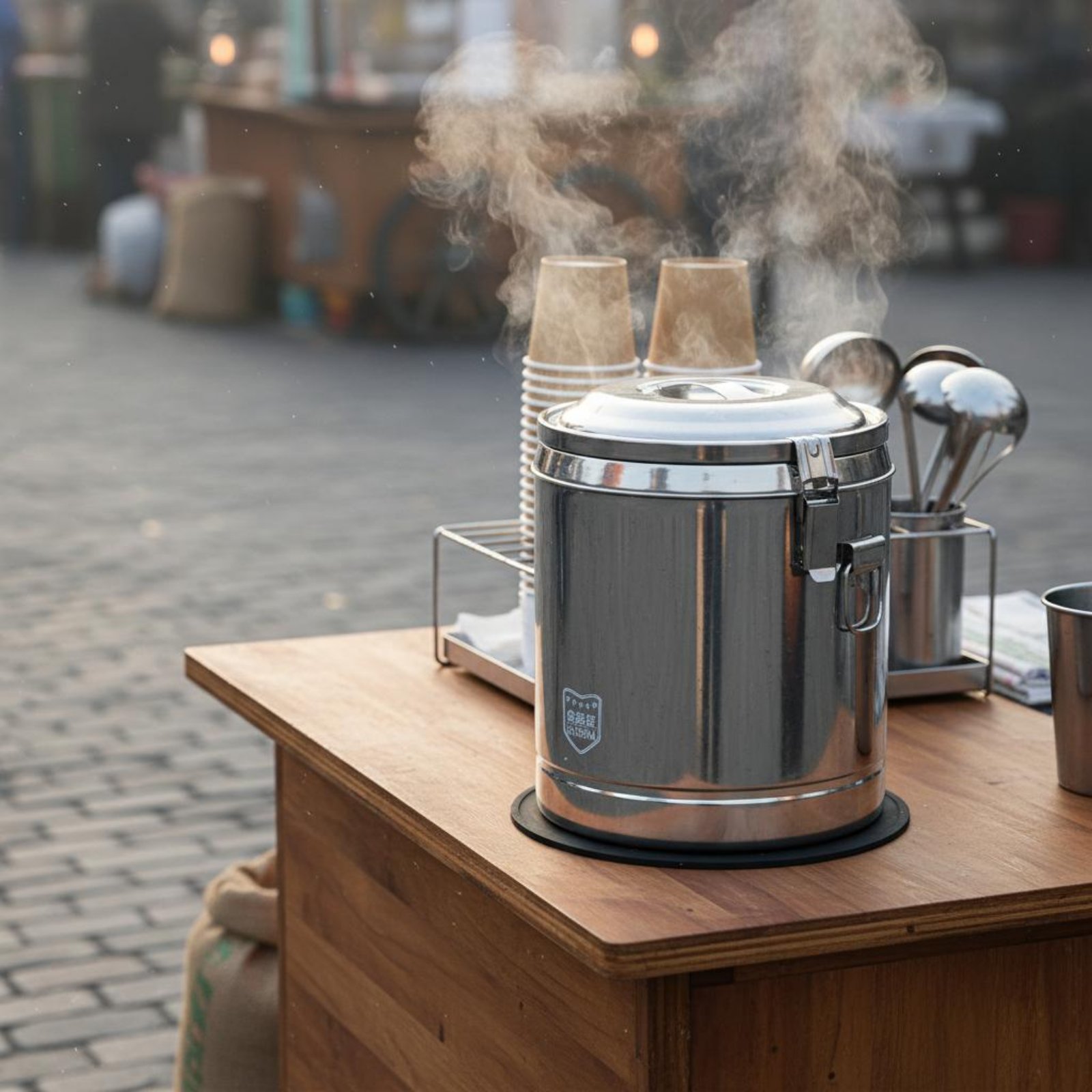 Stainless Steel Insulated Barr - Cold Drink Dispenser ulasan dan harga