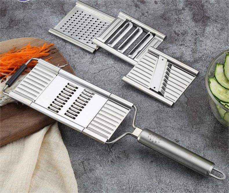 4 in1 Vegetable Slicer Stainle - Commercial Potato Peeler ulasan dan harga