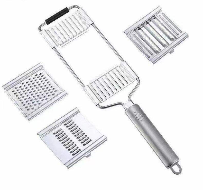 4 in1 Vegetable Slicer Stainle - Commercial Potato Peeler ulasan dan harga