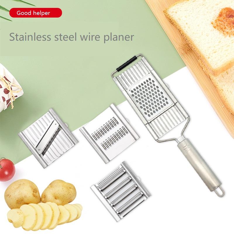 4 in1 Vegetable Slicer Stainle - Commercial Potato Peeler ulasan dan harga