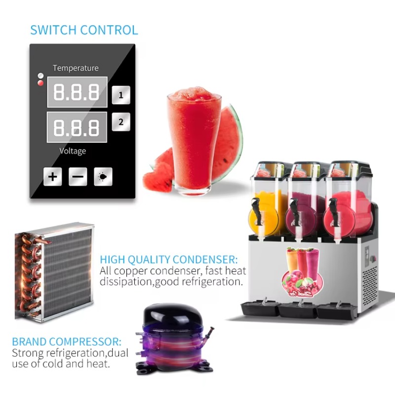 Automatic Commercial Slushy Ma - Cold Drink Dispenser ulasan dan harga