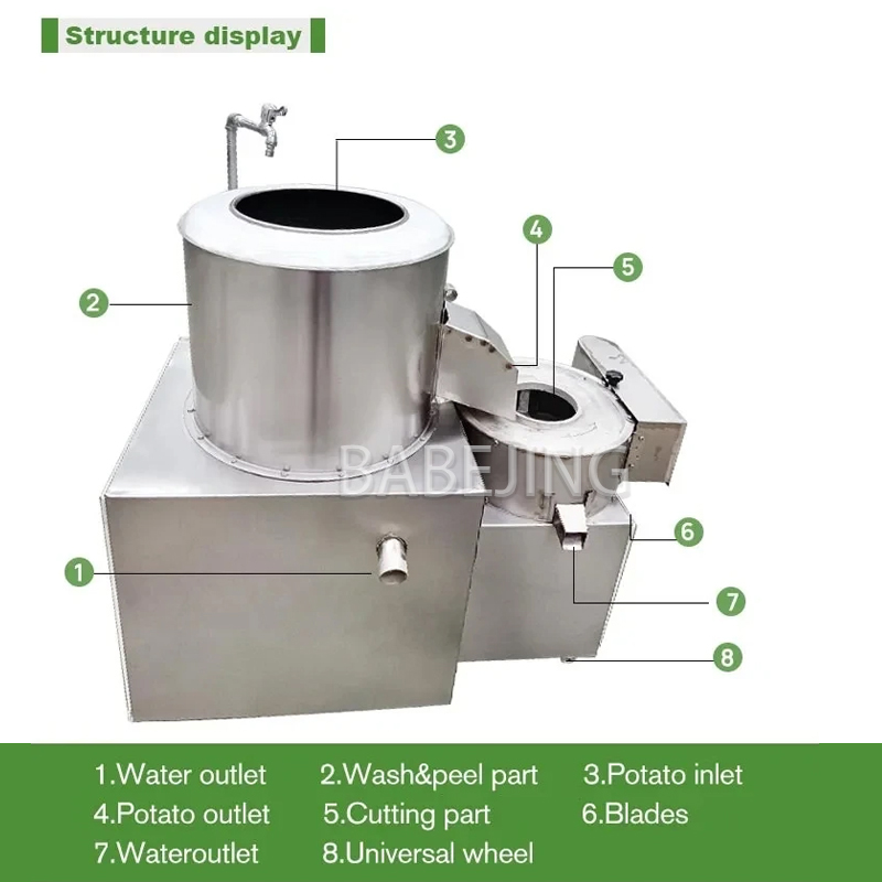 BABEJING Fully Automatic Potat - Commercial Potato Peeler ulasan dan harga