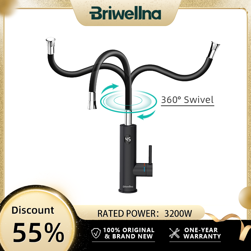 Briwellna Electric Water Heate - Commercial Kitchen Tap ulasan dan harga