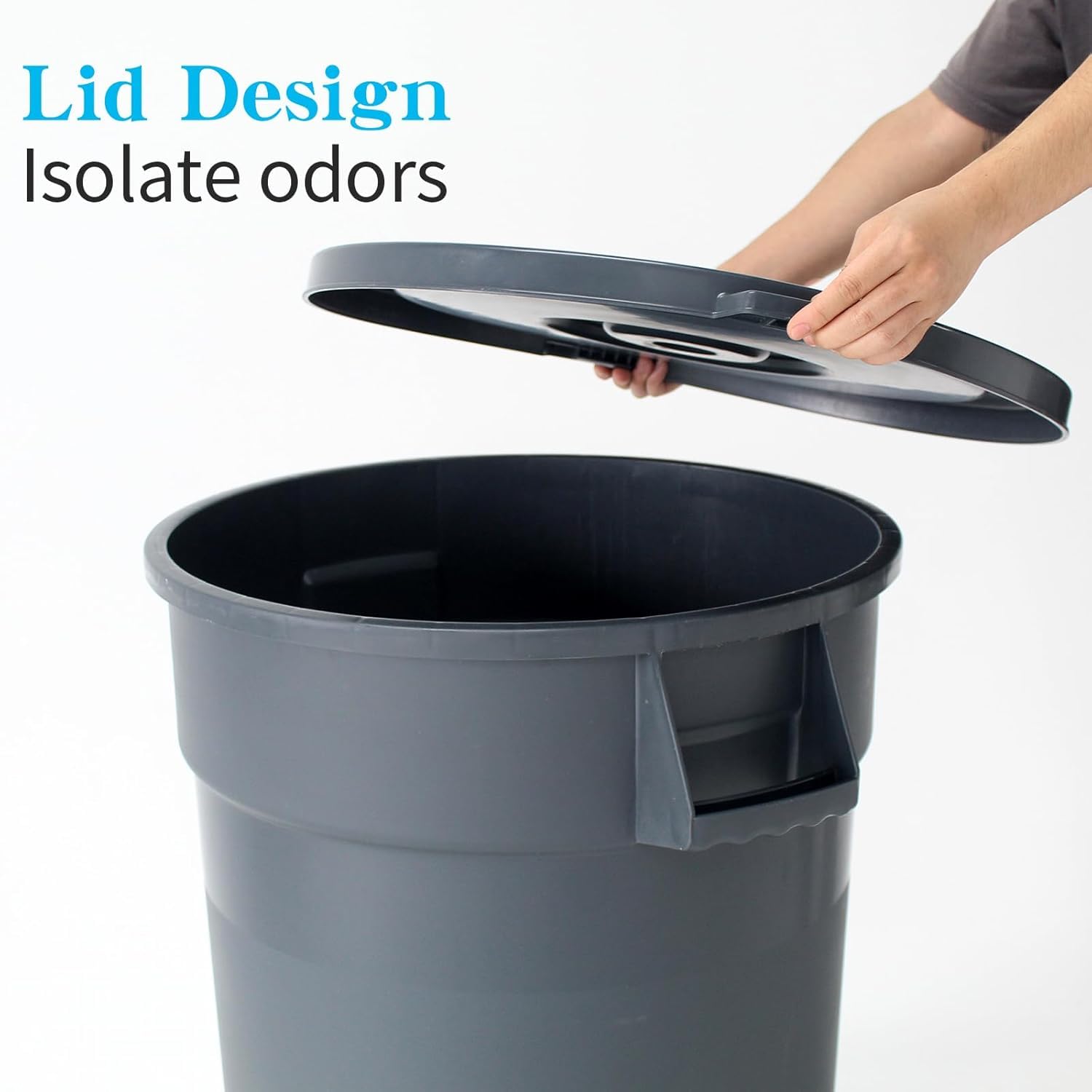 32 Gallon Outdoor Trash Can He - Commercial Kitchen Trash Can ulasan dan harga